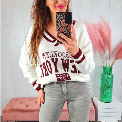 Jersey New York Blanco [0]