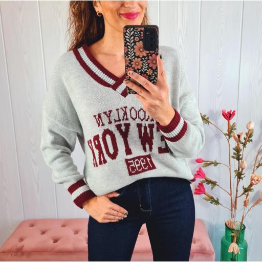 Jersey New York Gris