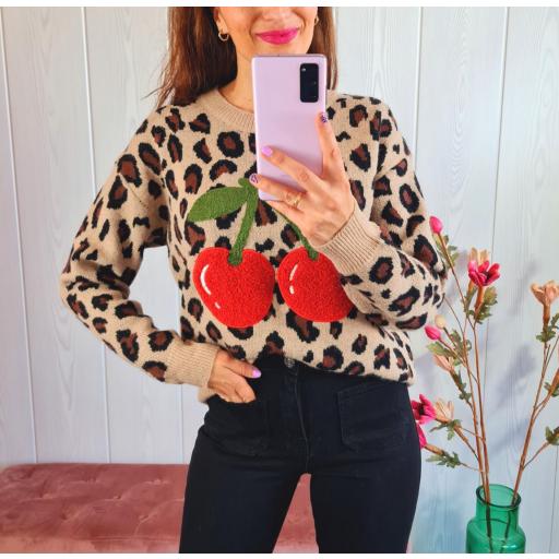 Jersey Print Cerezas