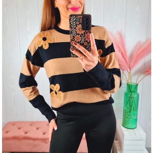 Jersey Rayas Flores [1]