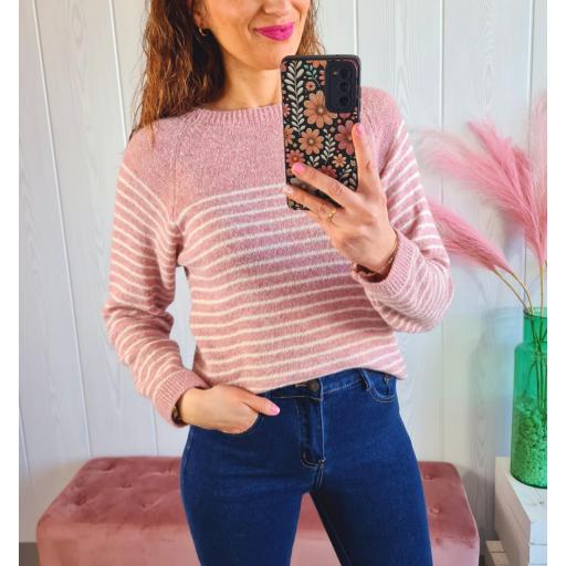 Jersey Rayas Rosas [3]