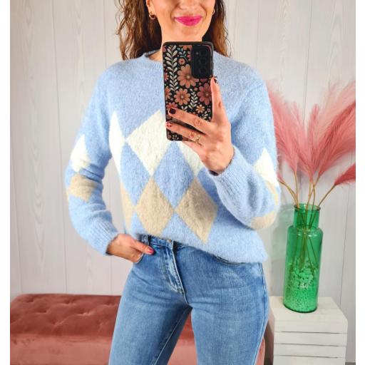 Jersey Rombos Celeste [3]