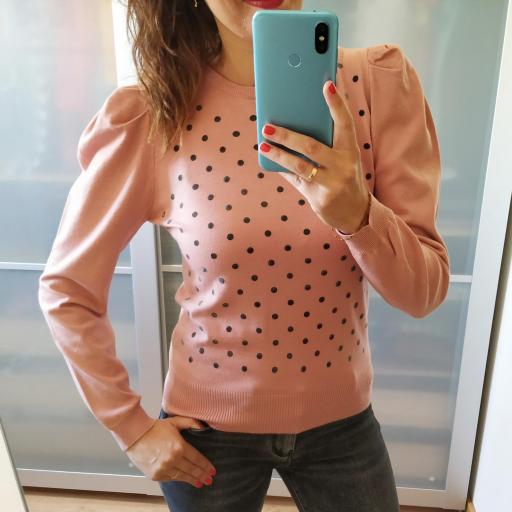 Jersey Rosa Topos [0]