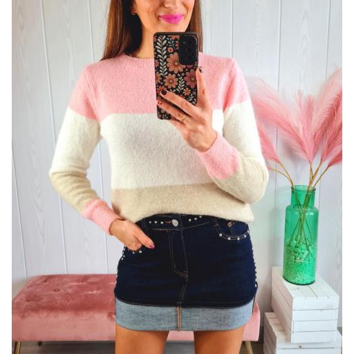 Jersey Tricolor Rosa