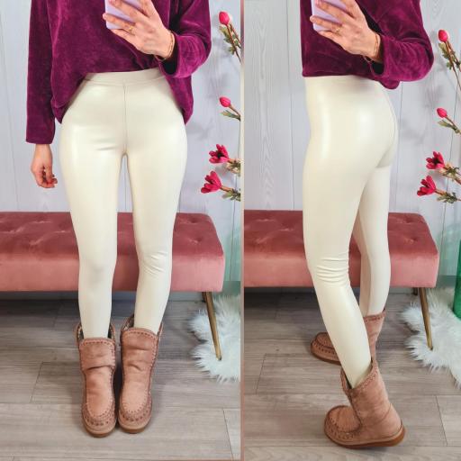 Leggins Polipiel Marfil