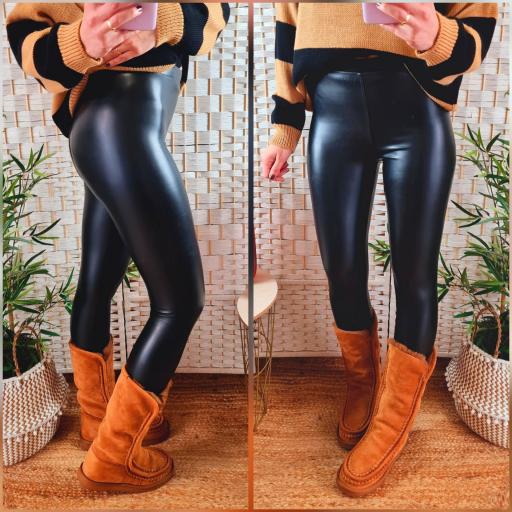 Leggins Polipiel Negros