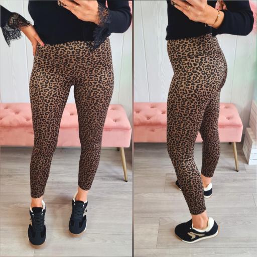 Leggins Print Camel
