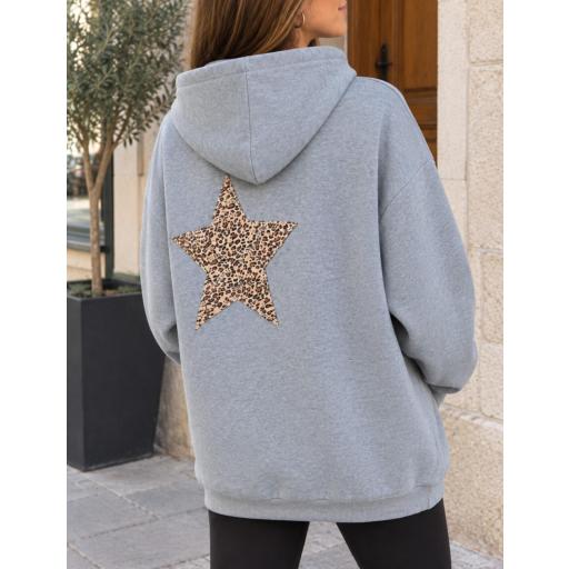 Maxi Sudadera Gris Star [0]