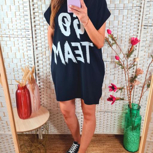 Maxi Vestido Team Negro [1]