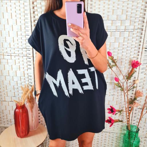 Maxi Vestido Team Negro [2]