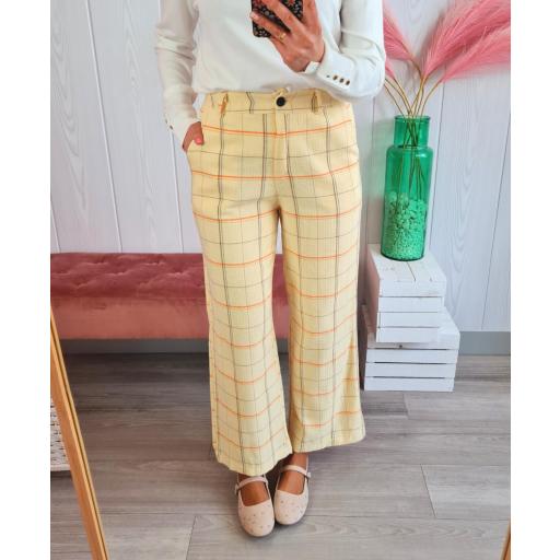 Pantalón Cuadros Amarillos [3]