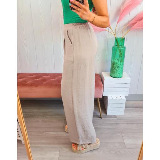 Pantalón Fluido Beige [2]