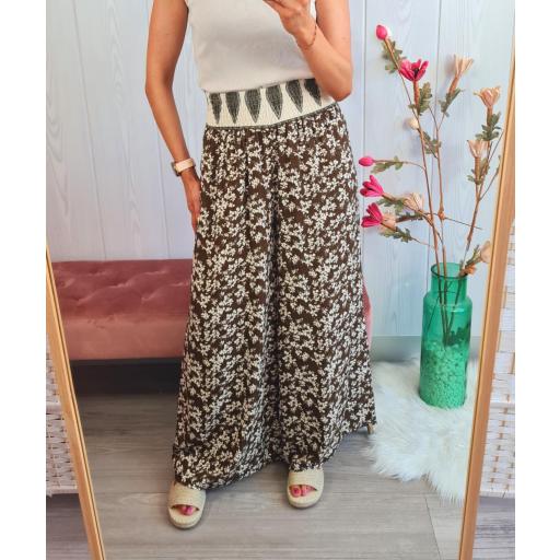 Pantalón Fluido Marrón