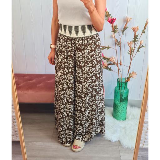 Pantalón Fluido Marrón [2]