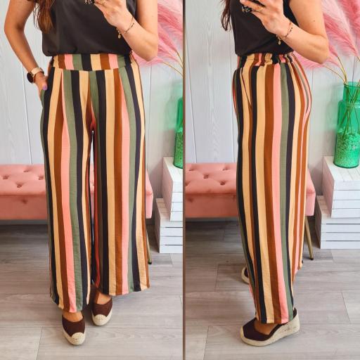 Pantalón Fluido Rayas [0]