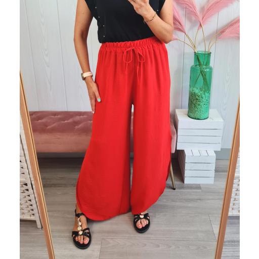 Pantalón Fluido Rojo [1]