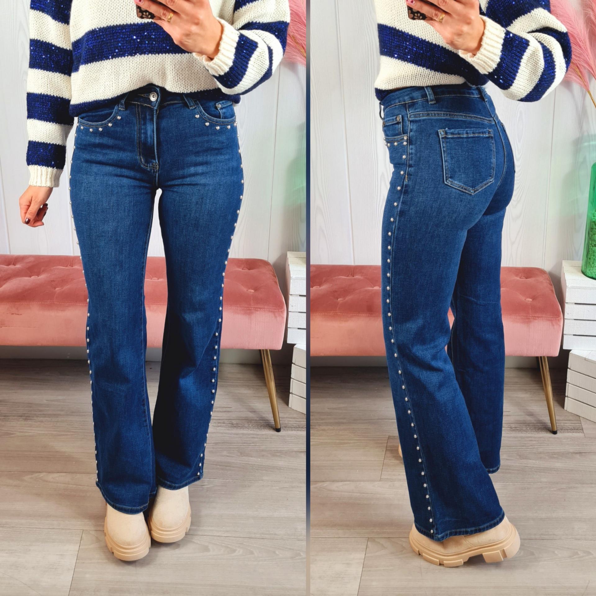 Pantalón Vaquero Tachas