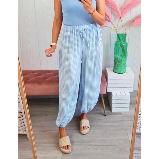 Pantalón Vichy Celeste [1]