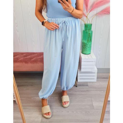 Pantalón Vichy Celeste [3]