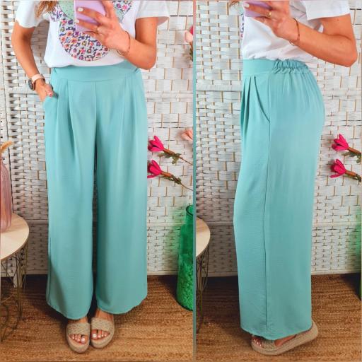Pantalón Fluido Aguamarina [0]