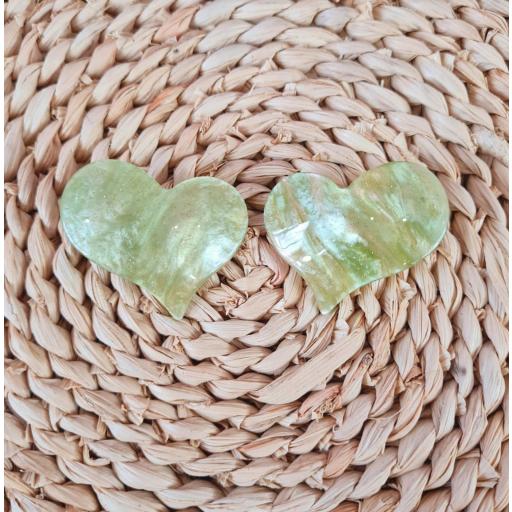 Pendientes Corazón Verde [1]