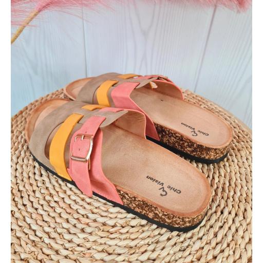 Sandalias Coral Hebilla [1]