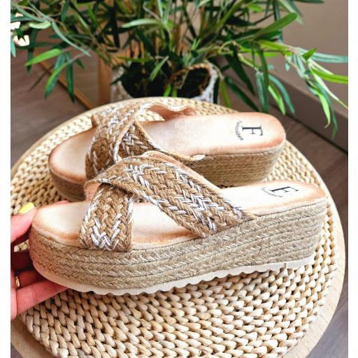 Sandalias Plataforma Beige [3]