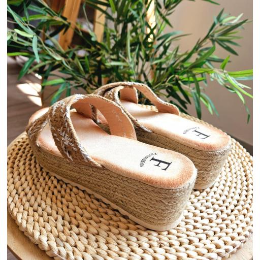 Sandalias Plataforma Beige [2]