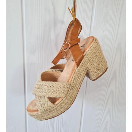 Sandalias Tacón Beige [1]