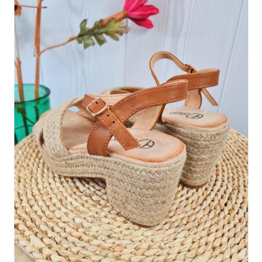 Sandalias Tacón Beige [2]