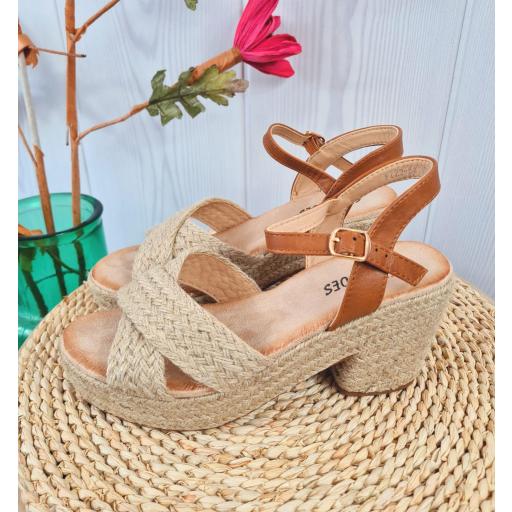 Sandalias Tacón Beige [3]
