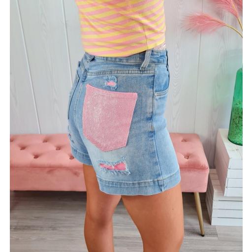 Short Bolsillo Rosa [3]