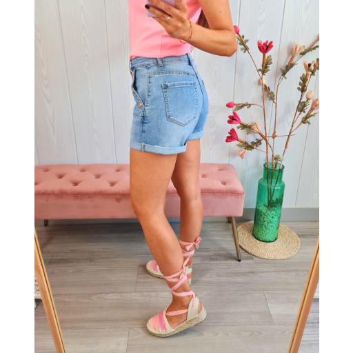 Short Bolsillos Botones [2]