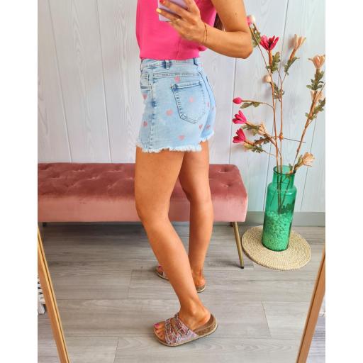 Short Corazones Rosas [2]