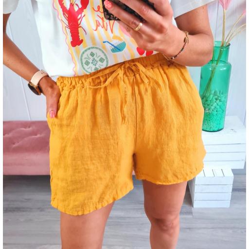 Short Mostaza Lino [1]