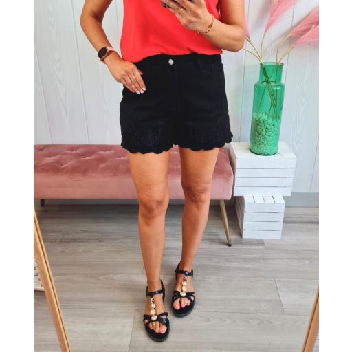Short Palmeras Negro [1]