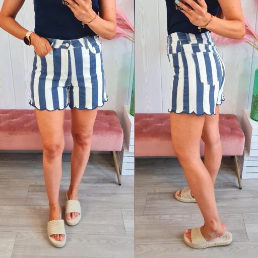 Short Rayas Azules [0]