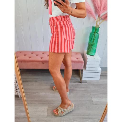 Short Rayas Rojas/Rosas [3]
