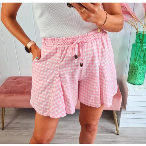 Short Vichy Rosa [1]
