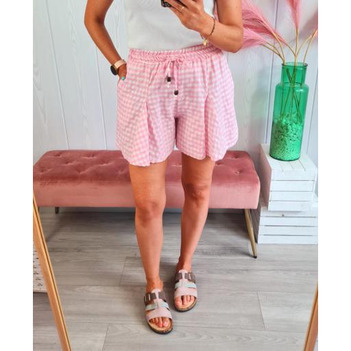 Short Vichy Rosa [3]