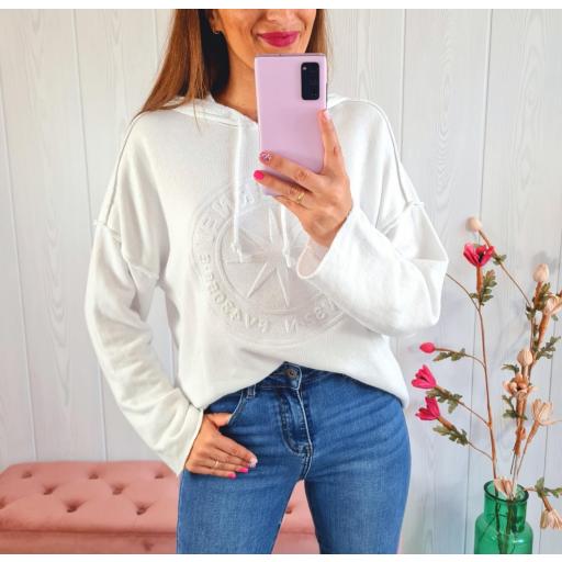 Sudadera Star Blanca
