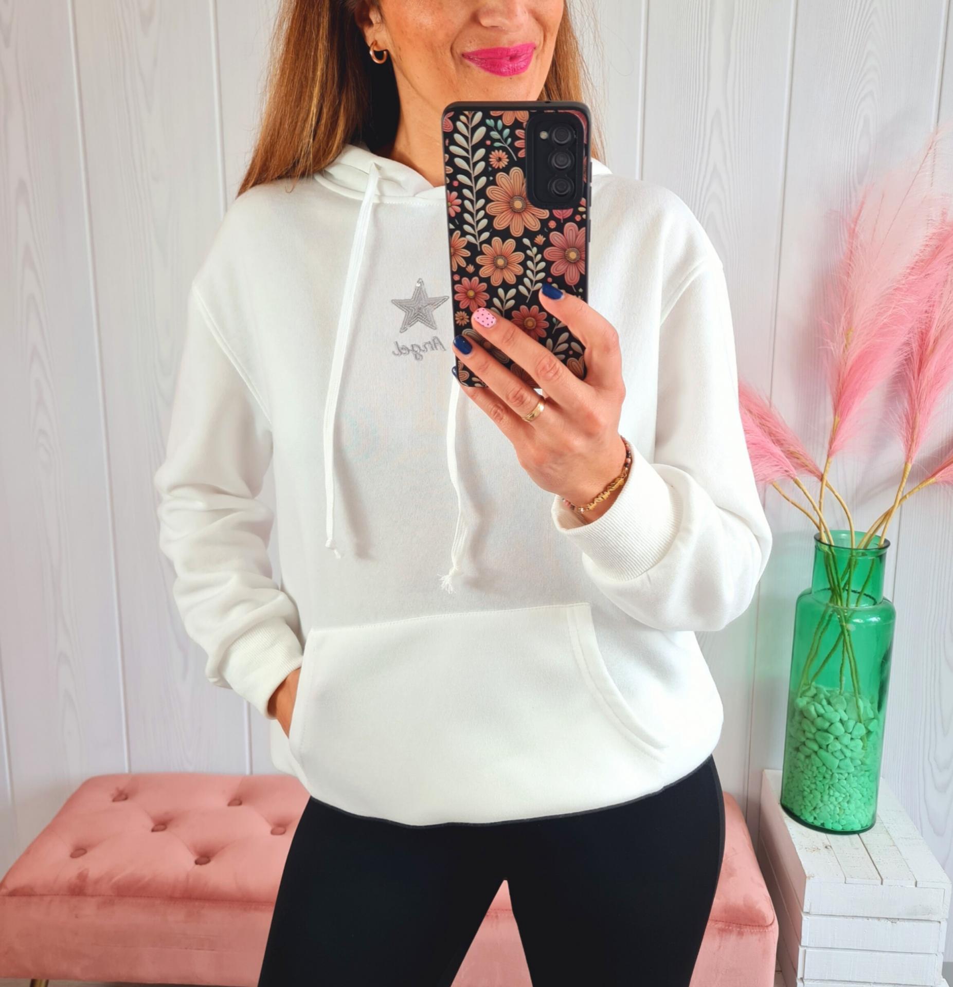 Sudadera Blanca Ángel