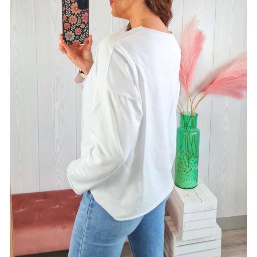 Sudadera Blanca Estrella [2]