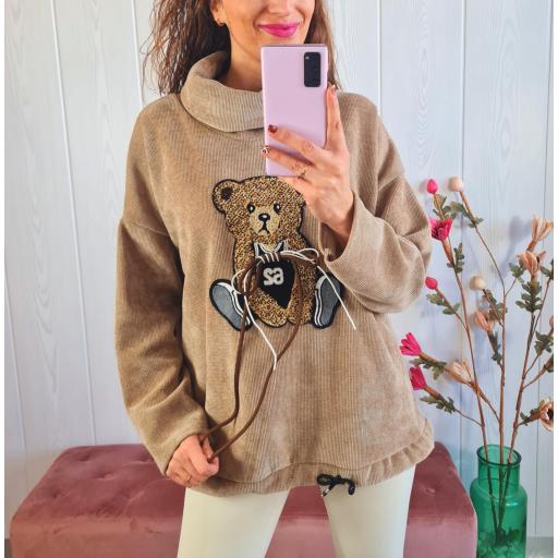 Sudadera Camel Oso [1]