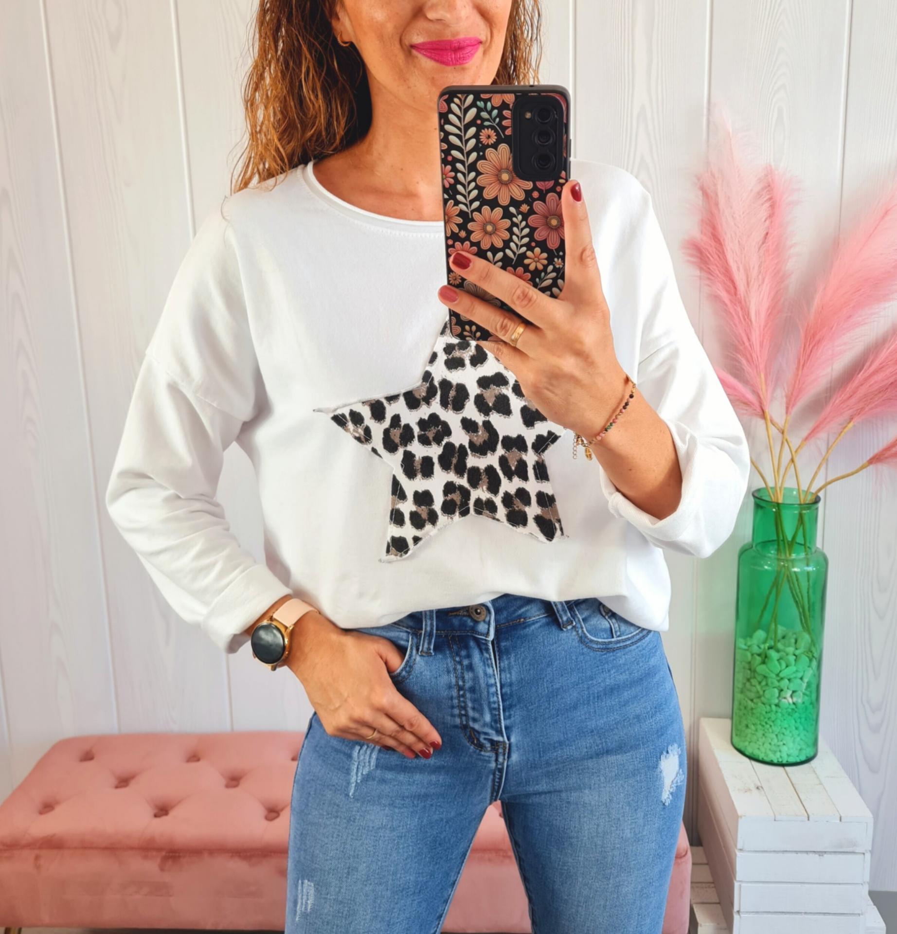 Sudadera Estrella Print