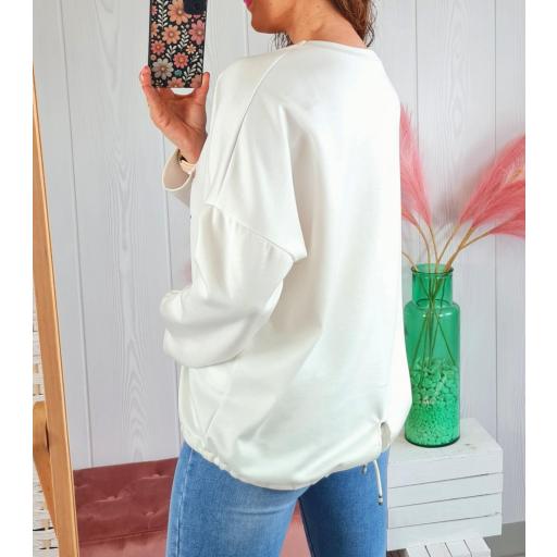 Sudadera Glamour Blanca [2]
