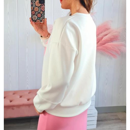 Sudadera Letras Rosas [2]