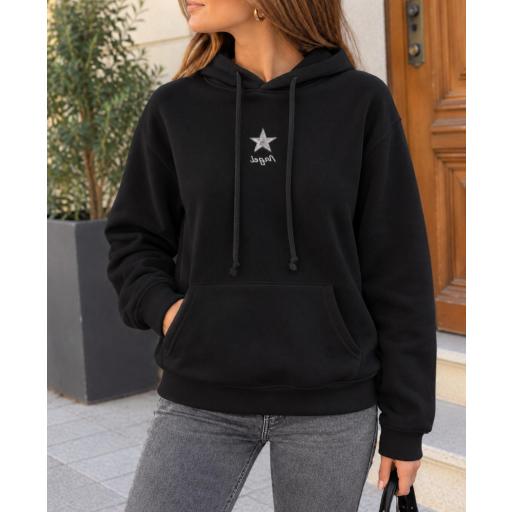Sudadera Negra Ángel [1]