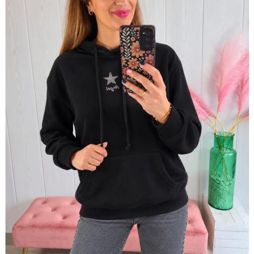 Sudadera Negra Ángel [2]
