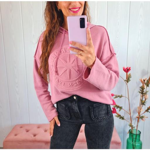 Sudadera Star Rosa [0]